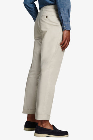 Pantalone da abito tela paracadute pomice slim