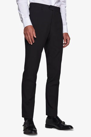 Pantalone da abito classico nero slim