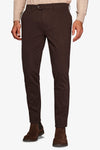 Pantalone chino gabardina marrone