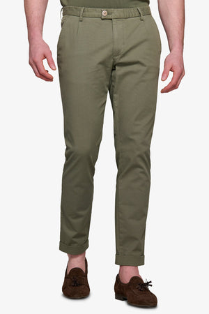 Pantalone armaturato verde