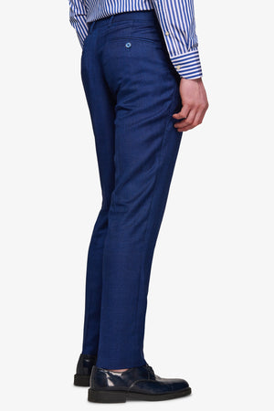 Pantalone da abito Galles royal slim