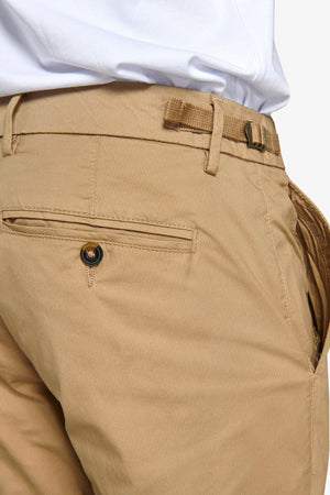 Pantalone chino armaturato sabbia slim