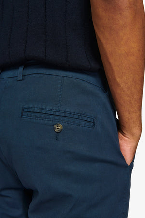 Pantalone chino cavalry stretch blu