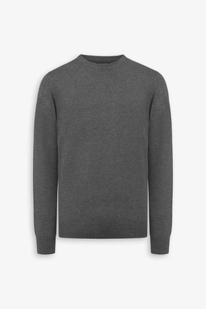 Maglia girocollo basic grigio