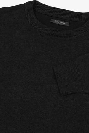 Maglia girocollo basic nero