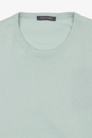 T-shirt in maglia menta