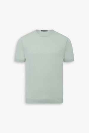 T-shirt in maglia menta