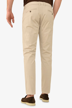 Pantalone chino beige