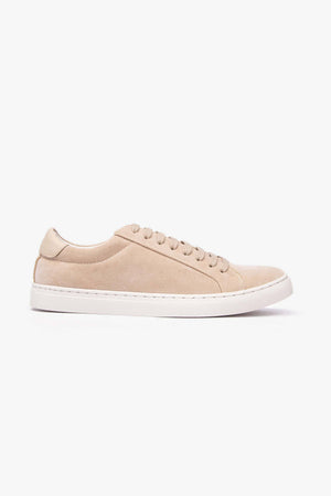 Sneakers scamosciate beige