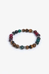 Bracciale con perle multicolor mineral