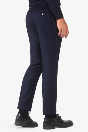 Pantalone formale slim blu slim